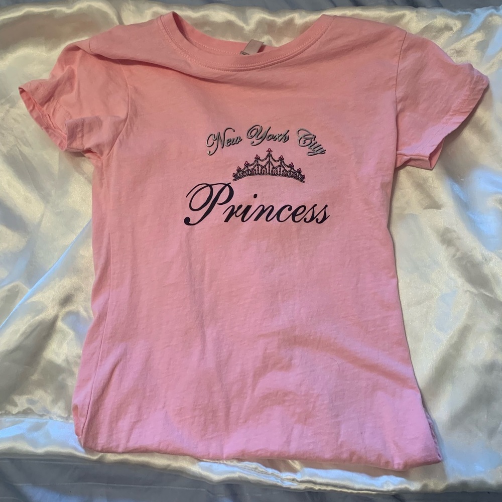 New York princess baby tee